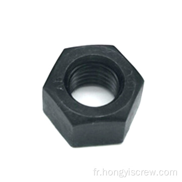 Noix hexagonales en acier en carbone / acier inoxydable / zinc plaqué